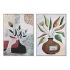 Tablou DKD Home Decor 102,5 x 4,3 x 142,6 cm Vază Scandinav (2 Unități)