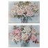 Tablou DKD Home Decor Vază 100 x 3 x 70 cm Shabby Chic (2 Unități)