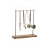 Set Pentru Cocktail DKD Home Decor 25,5 x 9 x 30 cm Natural Argintiu Oțel inoxidabil Salcâm
