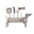 Set Pentru Cocktail DKD Home Decor 37 x 9 x 18 cm Argintiu Oțel inoxidabil