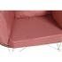 Canapea de grădină DKD Home Decor 99 x 71 x 147 cm Metal Teracotă ratan sintetic Alb