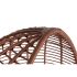 Canapea de grădină DKD Home Decor 90 x 65 x 151 cm Metal Teracotă ratan sintetic