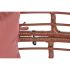 Canapea de grădină DKD Home Decor 90 x 65 x 151 cm Metal Teracotă ratan sintetic