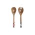 Set ustensile de bucătărie DKD Home Decor 6 x 2 x 32 cm 7 x 2 x 28 cm Lemn de mango