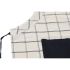 Șorț cu Buzunar DKD Home Decor 70 x 1 x 85 cm Negru Bej Albastru Bumbac