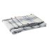 Față de masă și șervete DKD Home Decor 250 x 150 x 0,5 cm Bej Albastru