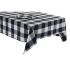 Față de masă și șervete DKD Home Decor 150 x 150 x 0,5 cm Albastru Alb