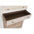 Dulap DKD Home Decor Alb Natural Geam Brad 86 x 40 x 180 cm 80 x 42 x 180 cm