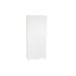 Dulap DKD Home Decor Alb Natural Geam Brad 86 x 40 x 180 cm 80 x 42 x 180 cm