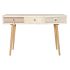 Consolă DKD Home Decor Brad Natural Alb 120 x 35 x 80 cm