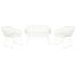 Set de Canapea și Masă DKD Home Decor Metal ratan sintetic 124 x 74 x 84 cm