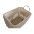 Set de Coșuri DKD Home Decor Bej Metal 39 x 29 x 31 cm 3 Piese