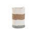 Coș Decorativ DKD Home Decor Alb Fibră naturală 36 x 36 x 52 cm