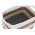 Set de Coșuri DKD Home Decor Alb Fibră naturală 36 x 27 x 27 cm 3 Piese