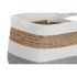 Set de Coșuri DKD Home Decor Alb Fibră naturală 36 x 27 x 27 cm 3 Piese