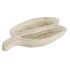 Tavă pentru gustari DKD Home Decor Maro Deschis Natural Tropical 38 x 21 x 5 cm 30 x 21 x 5 cm