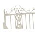 Scaun Balansoar DKD Home Decor Metal Aluminiu Alb (118 x 90 x 92 cm)