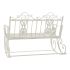 Scaun Balansoar DKD Home Decor Metal Aluminiu Alb (118 x 90 x 92 cm)