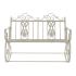 Scaun Balansoar DKD Home Decor Metal Aluminiu Alb (118 x 90 x 92 cm)