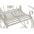 Scaun Balansoar DKD Home Decor Metal Aluminiu Alb (63 x 89 x 92 cm)