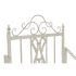 Scaun Balansoar DKD Home Decor Metal Aluminiu Alb (63 x 89 x 92 cm)