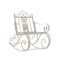 Scaun Balansoar DKD Home Decor Metal Aluminiu Alb (63 x 89 x 92 cm)