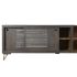 Mobilă TV DKD Home Decor Metal Maro Lemn de mango 160 x 40 x 50 cm