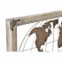Figură Decorativă DKD Home Decor Natural Metal Cupru Pin Harta Lumii (75 x 6 x 46 cm)
