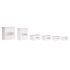 Set de Coșuri DKD Home Decor Alb Bambus 40 x 30 x 46 cm (5 Piese)