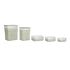 Set de Coșuri DKD Home Decor Verde răchită 44 x 34 x 56 cm 5 Piese