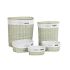 Set de Coșuri DKD Home Decor Verde răchită 51 x 37 x 56 cm (5 Piese)