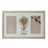 Ramă Foto DKD Home Decor 39 x 1,2 x 22 cm Geam Natural Alb Shabby Chic