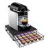 Organizator de capsule de cafea DKD Home Decor 28,7 x 32 x 7 cm Negru Metal