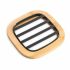 Suport Protecție pentru Masă DKD Home Decor 17 x 17 x 1 cm Natural Negru Oțel