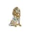 Figură Decorativă DKD Home Decor Auriu* Leu Rășină Multicolor Modern (21 x 14,5 x 27 cm) (15 x 21 x 27 cm)