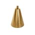 Masa laterală DKD Home Decor Oglindă Auriu* Metal (40 x 40 x 72 cm)