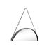 Oglindă de perete DKD Home Decor Negru Auriu* Natural Franjuri Boho 55 x 2,5 x 83 cm