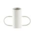 Vază DKD Home Decor Alb Natural Metal 20 x 16 x 40 cm
