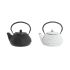 Ceainic DKD Home Decor Negru Oțel inoxidabil Alb (2 Unități)