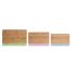 Masă de tăiat DKD Home Decor Albastru Verde Roz Bambus 33,5 x 22,4 x 1,2 cm