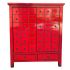 Dulap cu Sertare DKD Home Decor Roșu Lemn de ulm Oriental Lăcuit 102 x 42 x 120 cm
