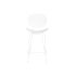 Taburet DKD Home Decor Negru Metal Alb polipropilenă (52,5 x 49 x 104 cm)