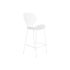 Taburet DKD Home Decor Negru Metal Alb polipropilenă (52,5 x 49 x 104 cm)