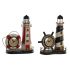 Stolní hodiny DKD Home Decor 25.5 x 14 x 32.5 cm Roșu Negru Metal Vintage Far (2 Unități)
