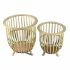 Set de jardiniere DKD Home Decor 35 x 35 x 37 cm Natural Maro Deschis Bambus