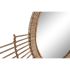 Oglindă de perete DKD Home Decor Maro Natural Urban 68 x 2 x 68 cm