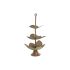 Fructieră DKD Home Decor Auriu* Metal 42 x 42 x 80 cm