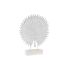 Figură Decorativă DKD Home Decor 36 x 7 x 46 cm Alb Tropical Frunza a unei plante