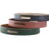 Tavă DKD Home Decor 38 x 38 x 5,5 cm (3 Piese)