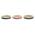 Tavă DKD Home Decor 38 x 38 x 5,5 cm (3 Piese)